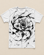 Lunar Ink Tee - Lotus Bloom