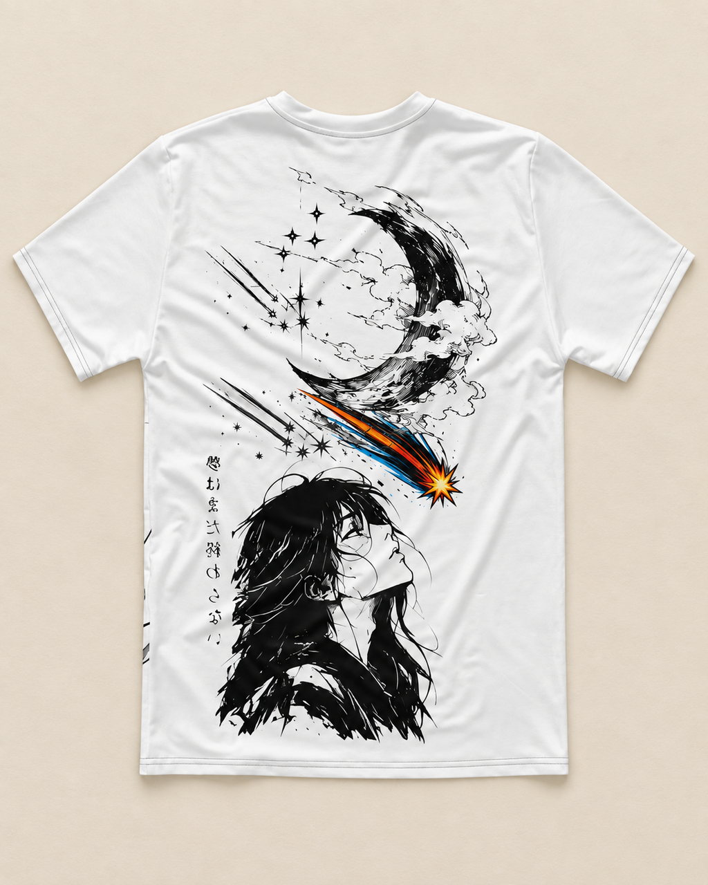 Lunar Ink Tee - Lotus Bloom