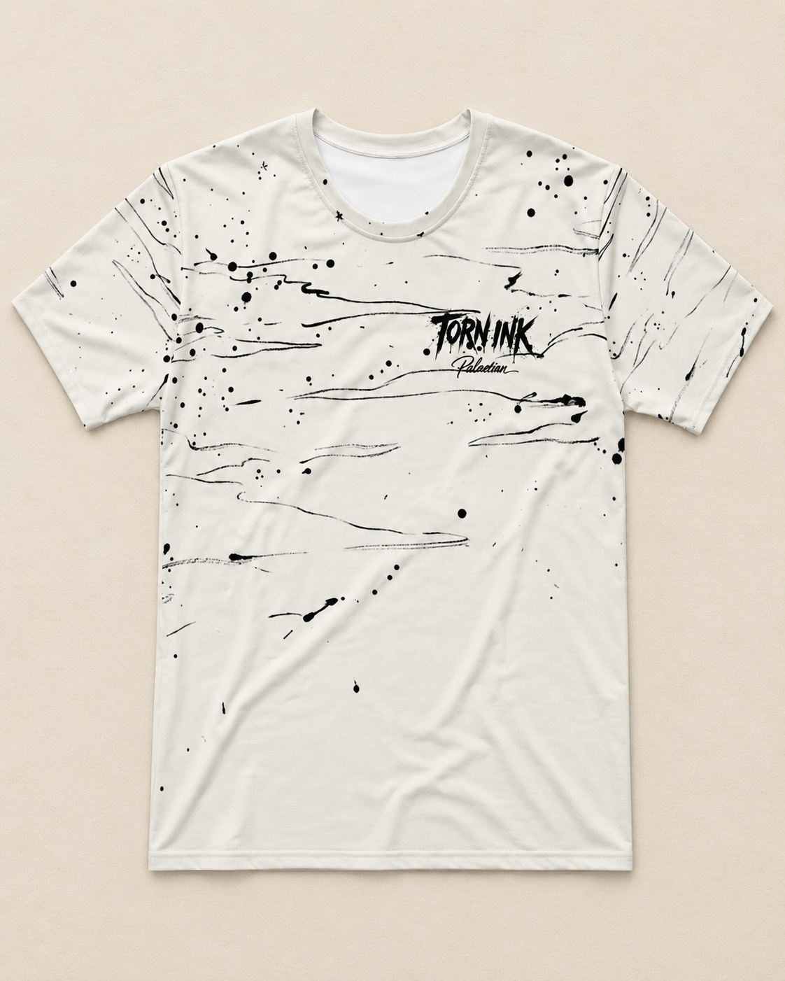 Lunar Ink Tee - Ink Splatter